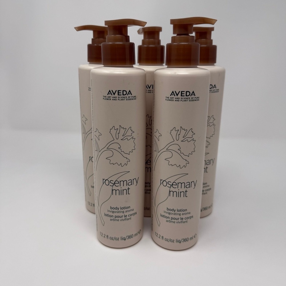 AVEDA‎ Rosemary Mint Body Lotion  - 12.2oz-  Large Size -  5
